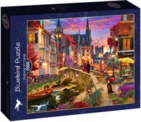 Bluebird Puzzle Puzzle Abend am Kanal - 1000 Teile-2