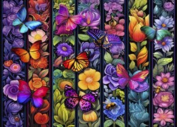 Bluebird Puzzle Blumen und Flieger - 500 Teile buntes Puzzle