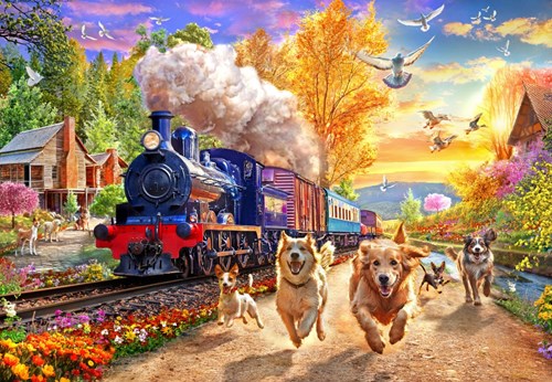 Bluebird Puzzle Dem Zug Folgen - 1000 Teile