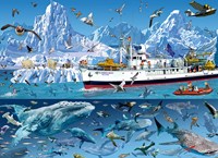 Bluebird Puzzle Puzzle François Ruyer Arctic Bluebird Boat 1500 Teile