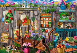 Bluebird Puzzle Garten Tool Fence - 1000 Teile Puzzle für Erwachsene