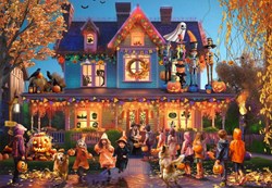 Bluebird Puzzle Halloween - Puzzle 1000 Teile Spielspaß