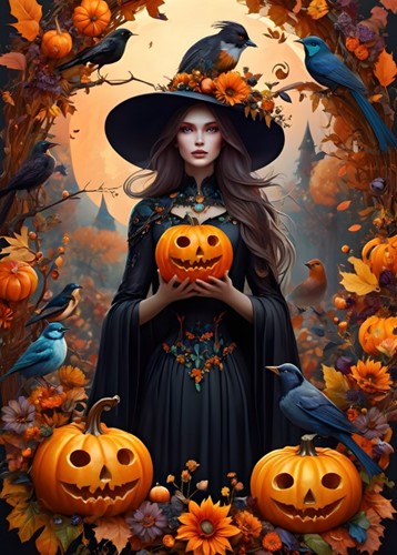 Bluebird Puzzle Halloween Witch - 500 Teile