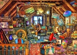 Bluebird Puzzle Hidden Object Attic - 1500 Teile