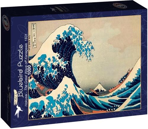 Bluebird Puzzle Hokusai - The Great Wave off Kanagawa 1000 Teile Puzzle-2