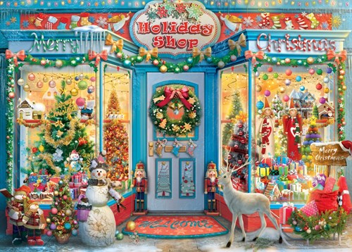 Bluebird Puzzle Holiday Shop - 500 Teile Puzzle multicolor