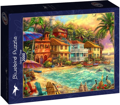 Bluebird Puzzle Island Time - 2000 Teile-2