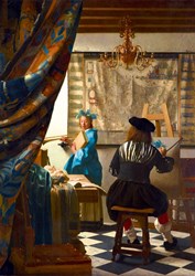 Bluebird Puzzle Kunstpuzzle Johannes Vermeer Art of Painting 1000 Teile