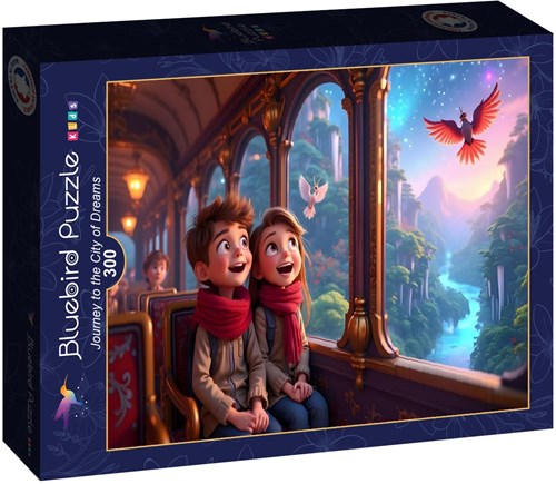 Bluebird Puzzle Puzzle Journey to the City of Dreams 300 Teile-2