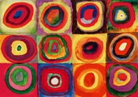 Bluebird Puzzle Kunstpuzzle Kandinsky Colour Study 1913 - 1000 Teile