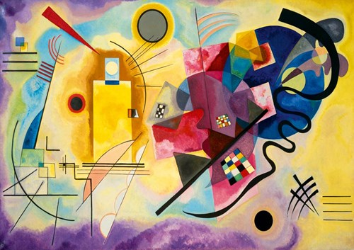 Bluebird Puzzle Puzzle Kandinsky - Gelb-Rot-Blau 1925 - 1000 Teile