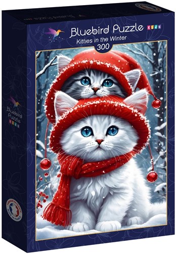 Bluebird Puzzle Puzzle Kitties in the Winter - 300 Teile Katzen Winter-2