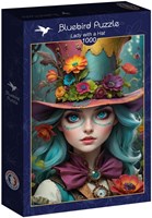 Bluebird Puzzle Puzzle Lady with a Hat - 1000 Teile buntes Motiv-2