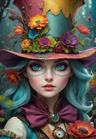 Bluebird Puzzle Puzzle Lady with a Hat - 1000 Teile buntes Motiv
