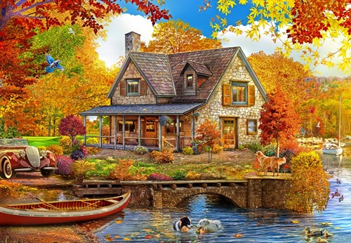 Bluebird Puzzle Lake House - 1000 Teile