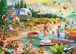 Bluebird Puzzle Legespiel Lakeside Summer Camp - 500 Teile