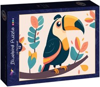 Bluebird Puzzle Legepuzzle Le Perroquet - 12 Teile buntes Spielzeug-2
