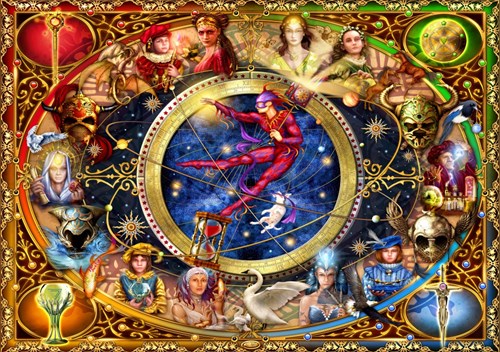 Bluebird Puzzle Legespiel Legacy of the Divine Tarot - 500 Teile