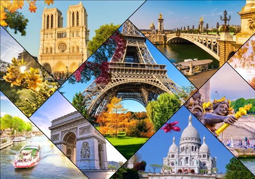 Bluebird Puzzle Legespiel Les Monuments de Paris - 2000 Teile Städte