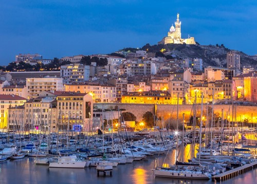 Bluebird Puzzle Marseille, la Nuit - 500 Teile