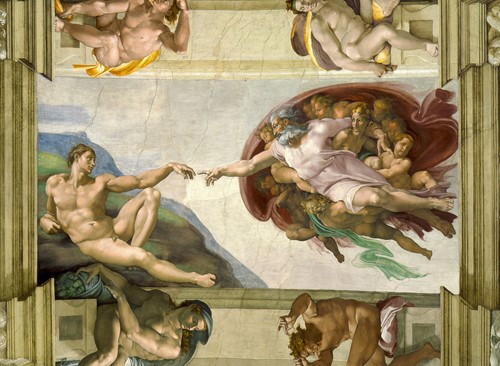 Bluebird Puzzle Michelangelo - Die Erschaffung Adams - 4000 Teile