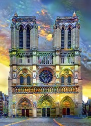 Bluebird Puzzle Notre-Dame de Paris Kathedrale Puzzle - 1000 Teile - Städte