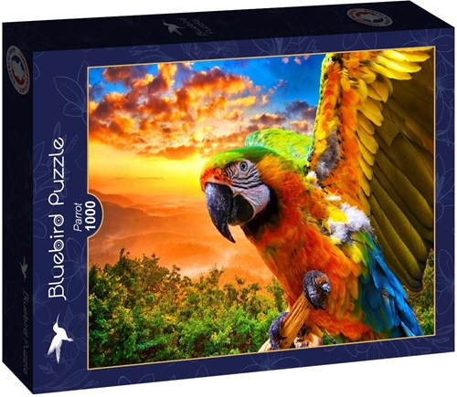 Bluebird Puzzle Parrot - 1000 Teile buntes Spielzeug Puzzle-2