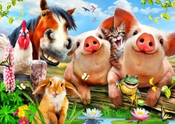 Bluebird Puzzle Legespiel Petting Farm - 500 Teile buntes Spielzeug