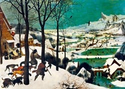 Bluebird Puzzle Puzzle Pieter Bruegel the Elder - Hunters in the Snow (Winter) 1565 - 1000 Teile