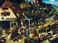 Bluebird Puzzle Pieter Bruegel - Die niederländischen Sprichwörter, 1559 - 3000 Teile