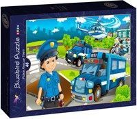 Bluebird Puzzle Police Rescue Team - 48 pieces-2