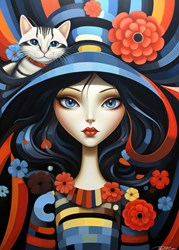 Bluebird Puzzle Puzzle Portrait Women And Animals - 300 Teile