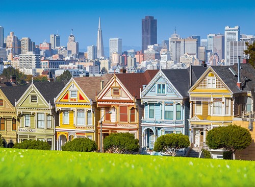 Bluebird Puzzle San Francisco, Painted Ladies - 3000 Teile