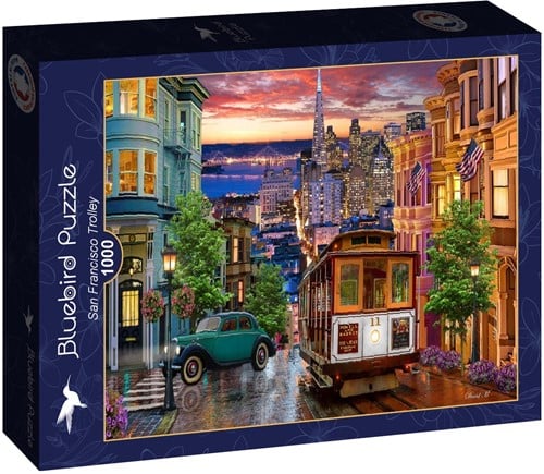 Bluebird Puzzle San Francisco Trolley - 1000 Teile-2