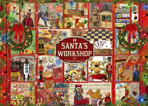 Bluebird Puzzle Santas Workshop - 500 Teile