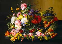 Bluebird Puzzle Kunstpuzzle Severin Roesen Blumen und Früchte 1000 Teile