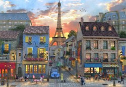 Bluebird Puzzle Puzzlemotiv Streets of Paris - 1000 Teile Puzzle