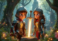 Bluebird Puzzle Puzzle The Guardians of the Sword of Light 204 Teile