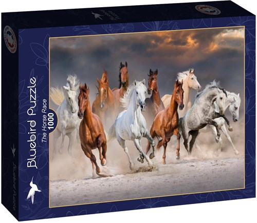 Bluebird Puzzle Puzzle The Horse Race - 1000 Teile Pferderennen Spaß-2