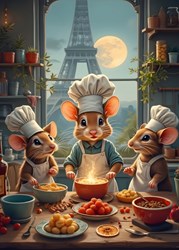 Bluebird Puzzle Paris Puzzle The Little Chefs - 300 Teile