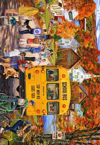 Bluebird Puzzle The School Bus - 1000 Teile