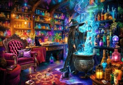 Bluebird Puzzle Puzzle The Witch's Lair - 1000 Teile Puzzlespiel
