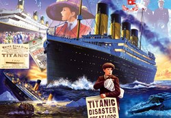 Bluebird Puzzle Titanic - 1000 Teile - buntes Puzzle-Erlebnis