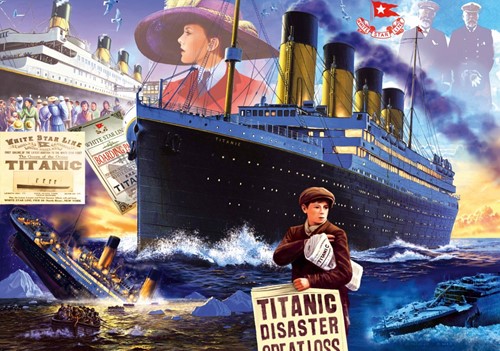 Bluebird Puzzle Titanic - 2000 Teile