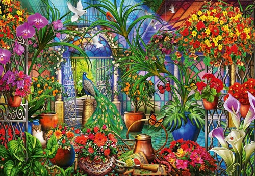 Bluebird Puzzle Tropical Green House - 1000 Teile