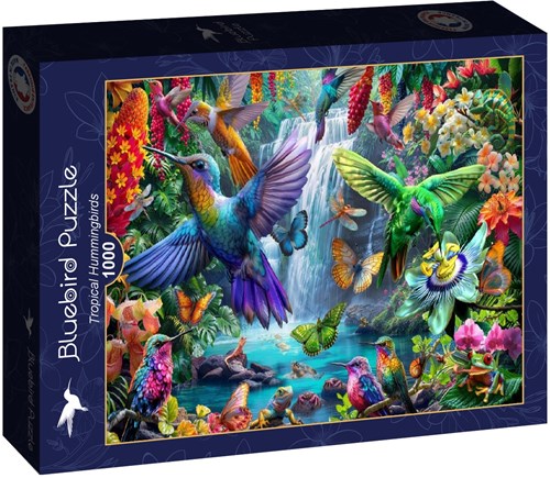 Bluebird Puzzle Puzzleteile Tropical Hummingbirds - 1000 Stück Tiere-2