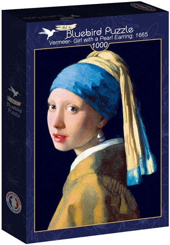 Bluebird Puzzle Kunst-Puzzle Vermeer Mädchen mit dem Perlenohrring 1000 Teile-2