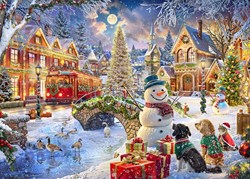 Bluebird Puzzle Weihnachts-Puzzle Villa Christmas - 1500 Teile Puzzle