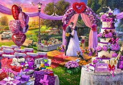 Bluebird Puzzle Hochzeitsmotiv Puzzle romantisch 1000 Teile Karton