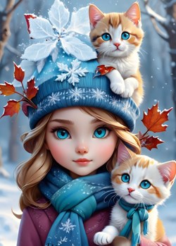 Bluebird Puzzle Puzzle Winter Walk - 300 Teile Puzzle